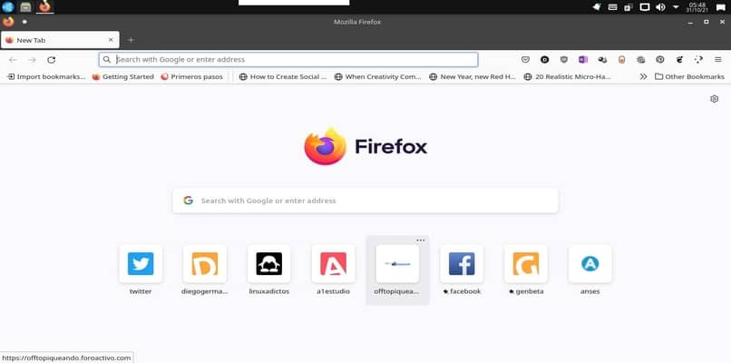 Firefox-Hauptmenü