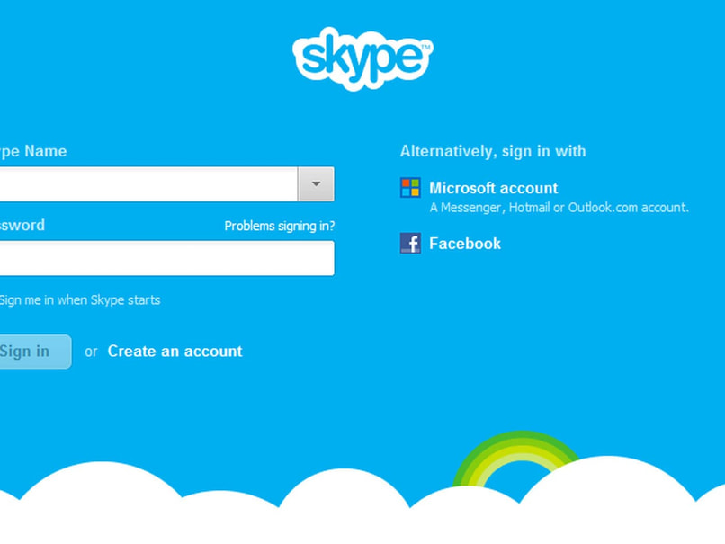 crear una cuenta en skype