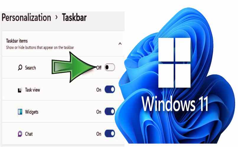 habilitar la barra de busqueda en windows 11