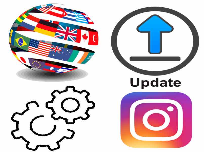 actualizar instagram para conseguir idiomas