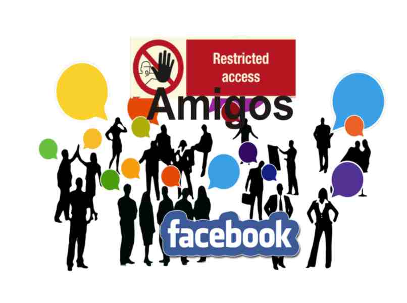 lista de amigos con acceso restringido facebook