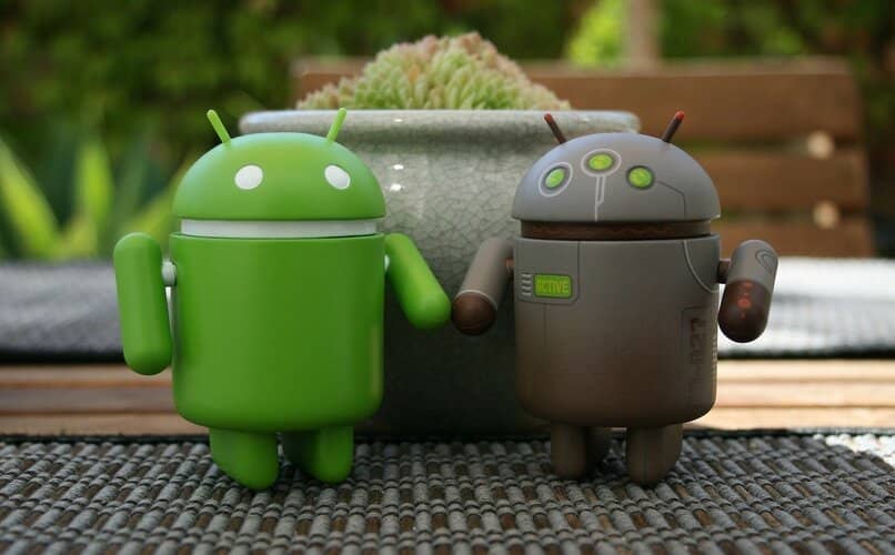 par de androisd logos de android 