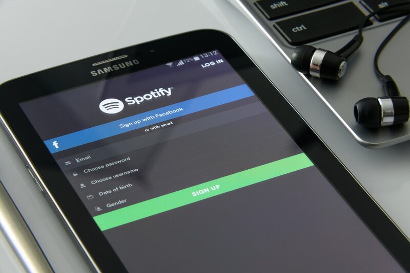 spotify abierto para mover musica descargada
