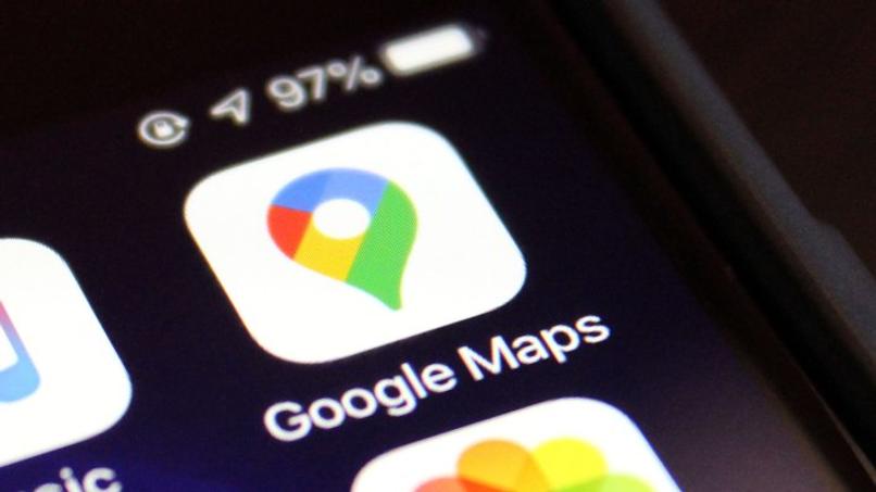 Google Maps App auf dem Handy installiert