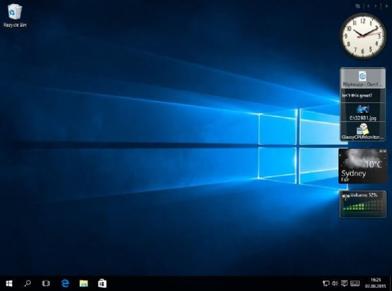 windows 10 gadget añadir