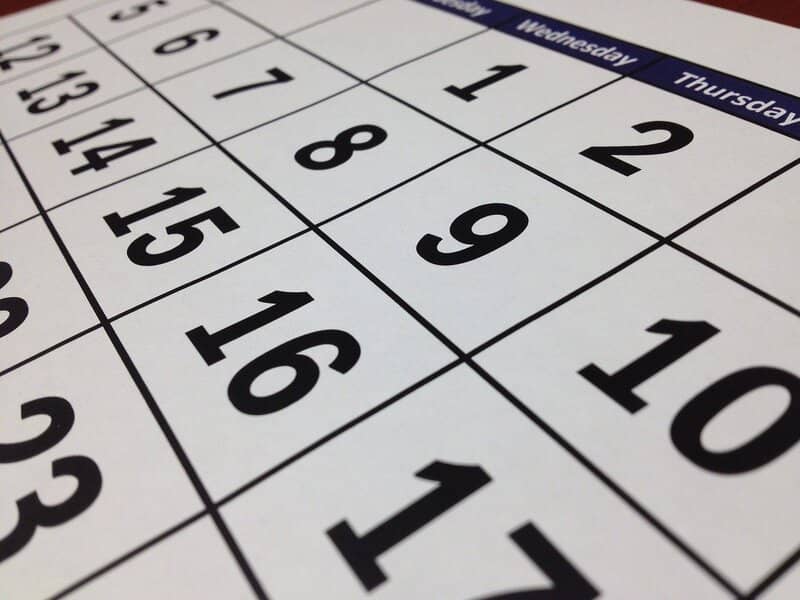 ajusta tu calendario y organiza tus eventos importantes