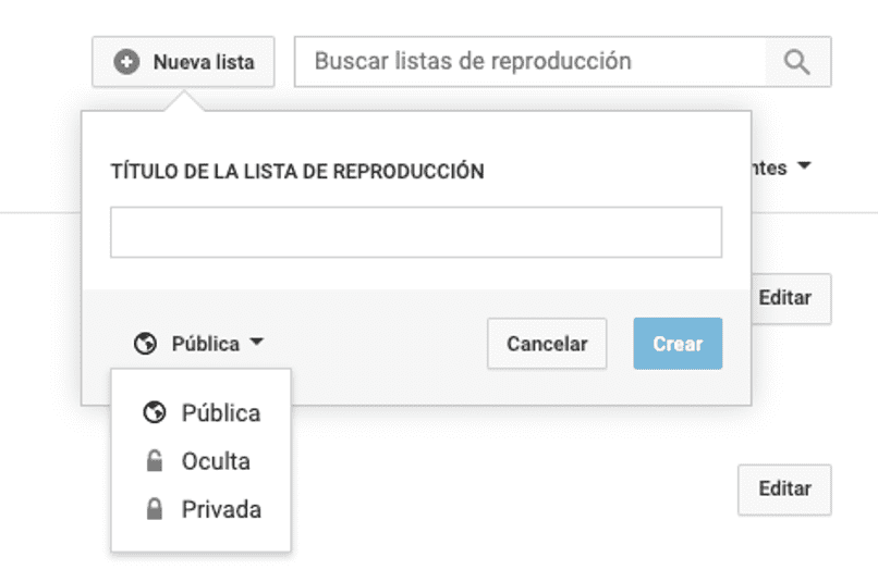 crear lista reproduccion pc