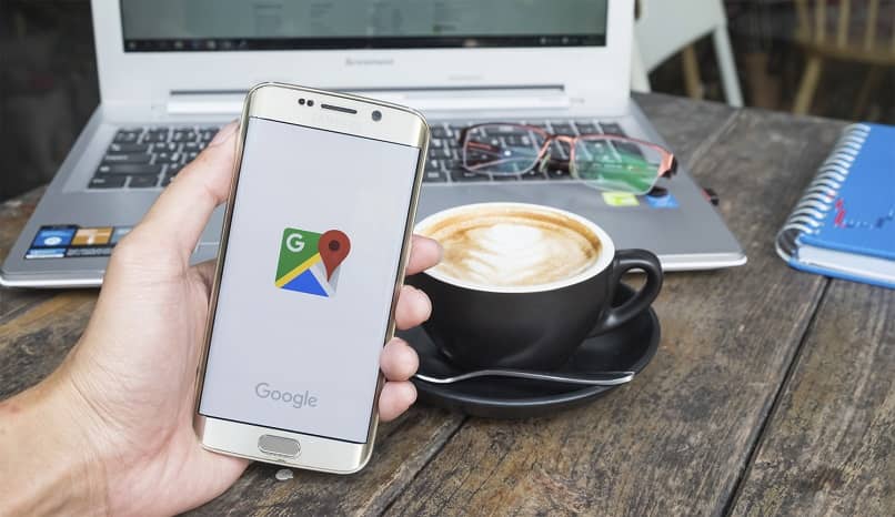 mobil mit der google maps app