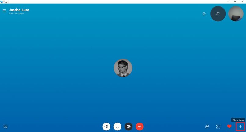 Skype-Anrufoptionen