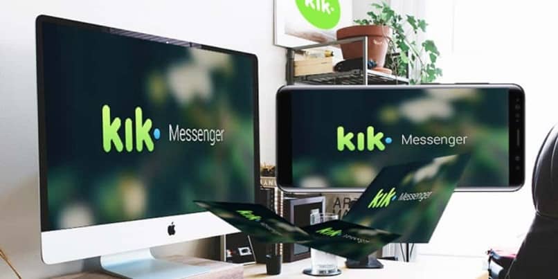 varios dispositivos con kik messenger