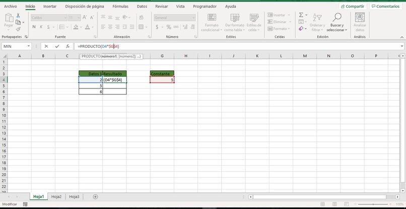 multiplicacion constante