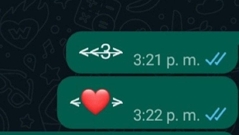 Emoji 'corazón oculto' WhatsApp