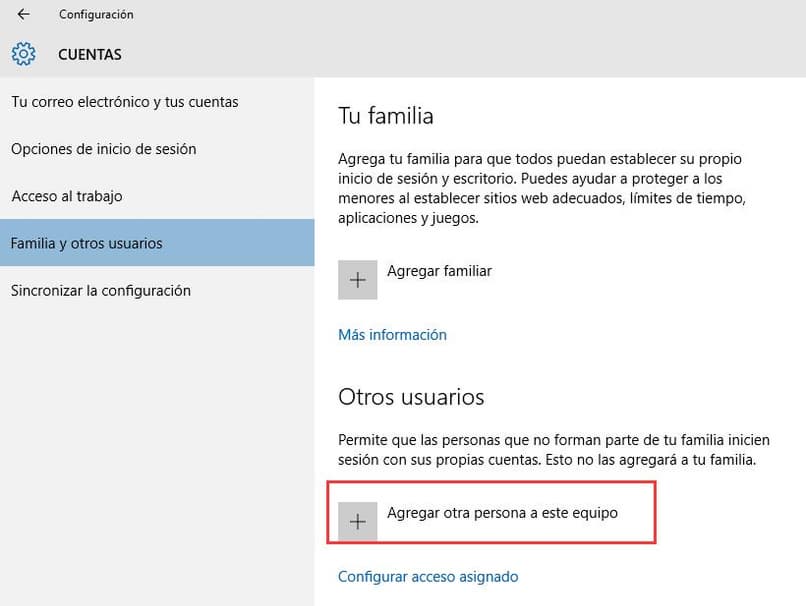 crear cuenta usuario local windows