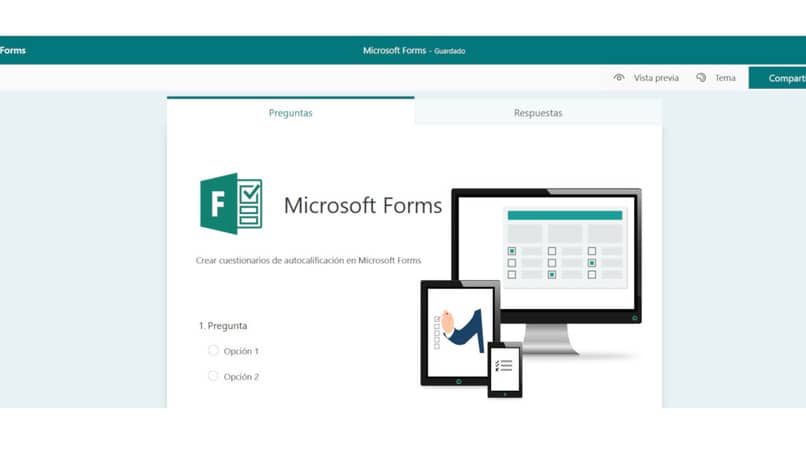 Microsoft Forms-Schnittstelle