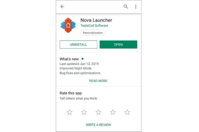 Verwenden Sie ganz einfach den Nova Launcher auf Android