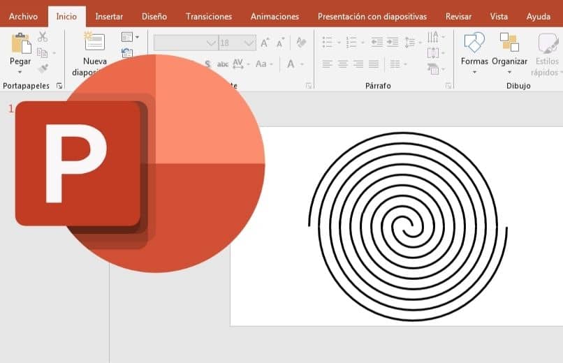 Spiralform in powerpoint zeichnen