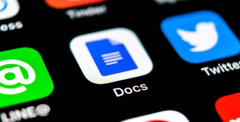 google docs en bandeja de aplicaciones