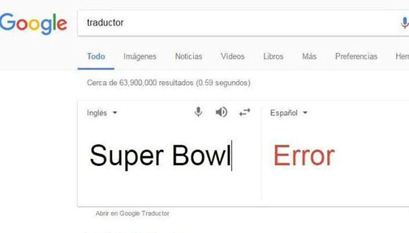 google übersetzer fehler