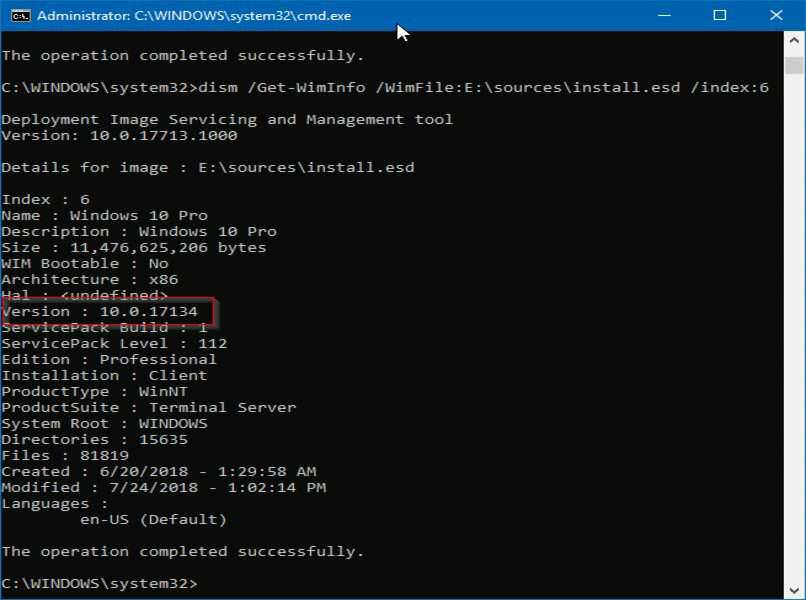 especificaciones caracteristicas ver windows