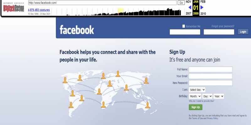 facebook se veia asi 2009