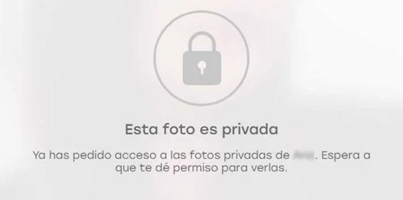 aviso de acceso denegado a fotos privadas de badoo