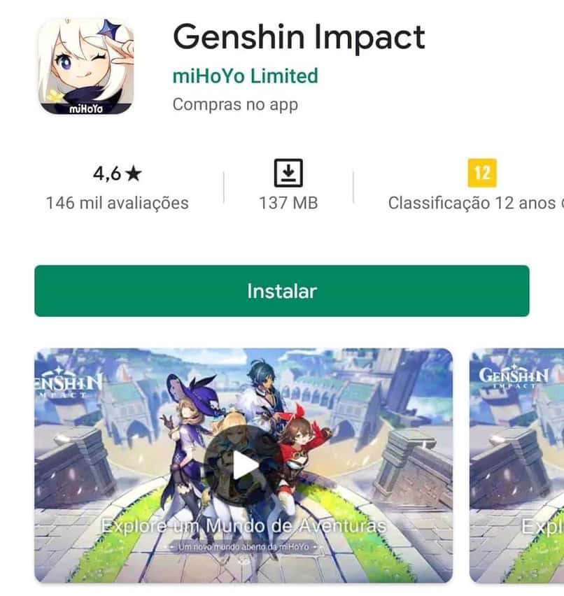 Installieren Sie die Genshin Impact Game App