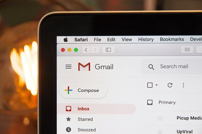 Google Mail-Computer zu Hause