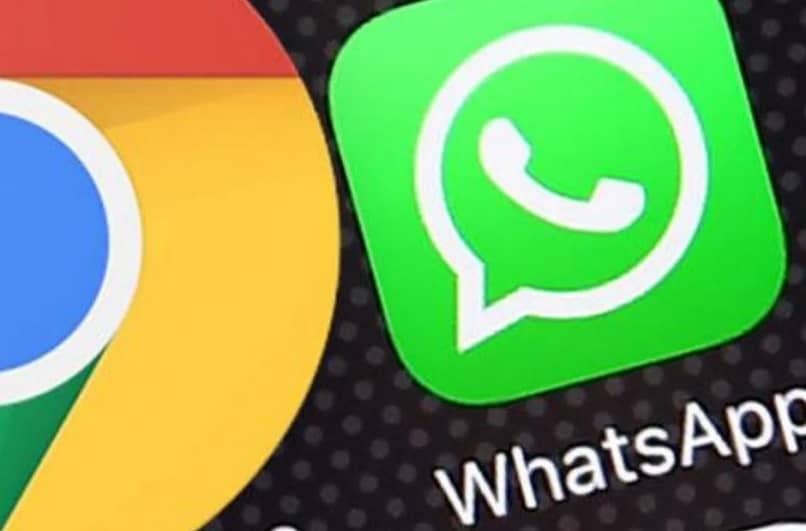 logos de google chrome y whatsapp
