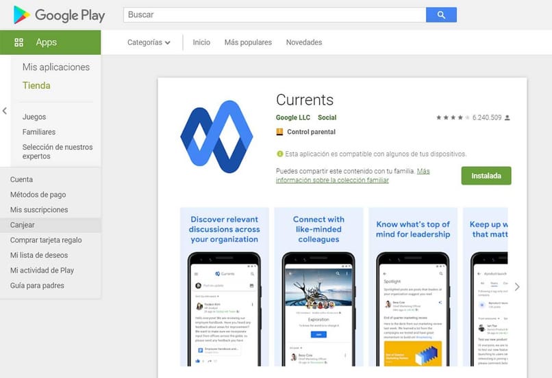 aplicacion currents para android
