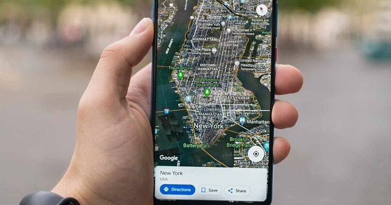 google maps en el telefono