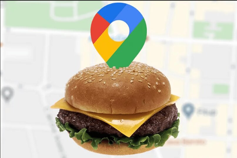 Lebensmittelverkauf auf Google Maps