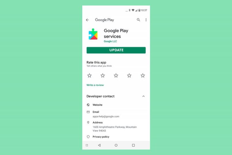 Update-Dienste im Google Play Store