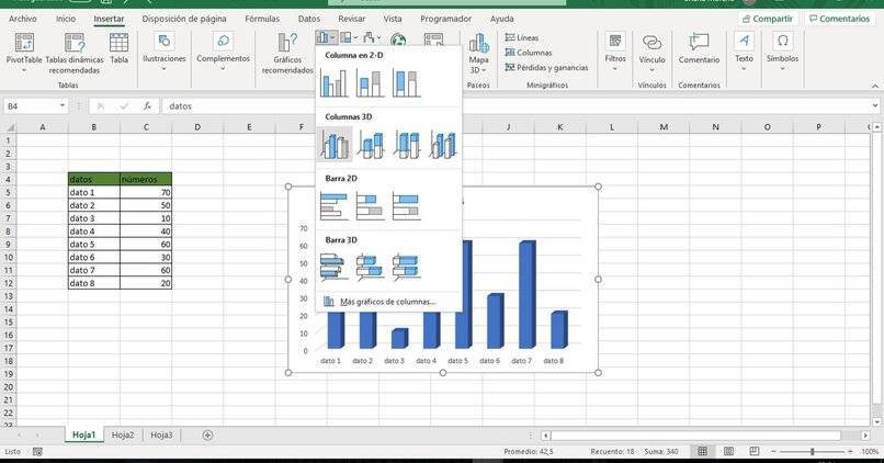 insertar grafico columnas