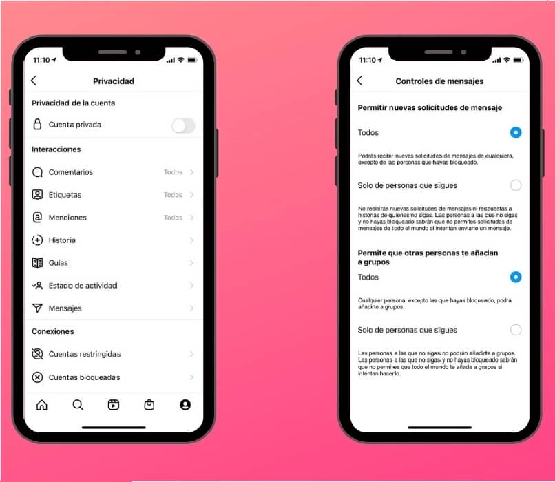 compartir historias grupos instagram