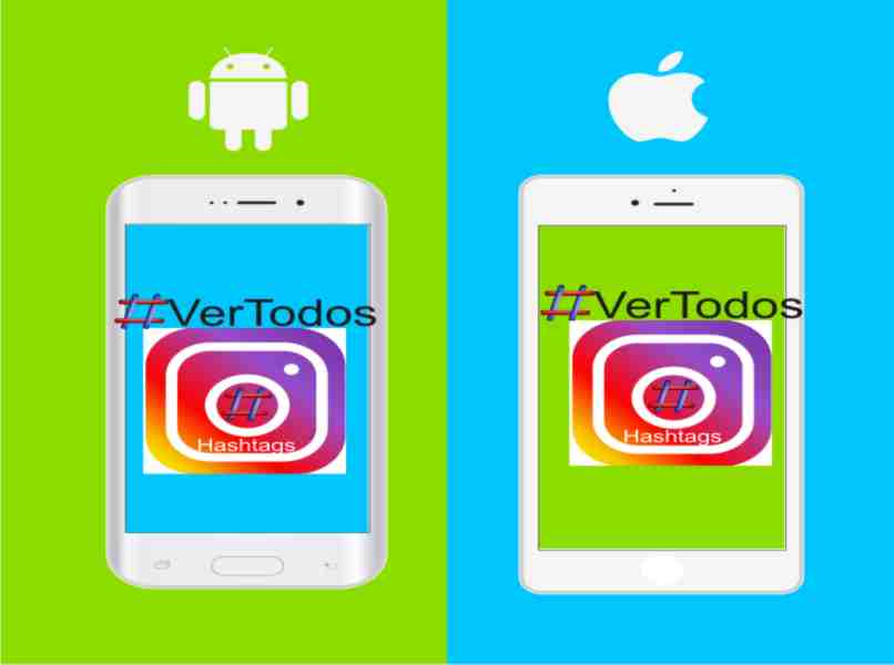 ver hashtags de instagram en dispositivos