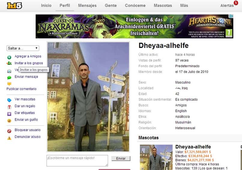 juegos hi5 compra personajes