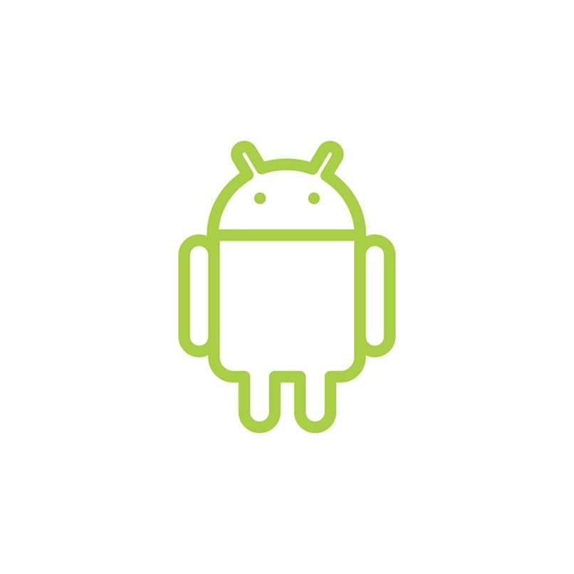 icono android verde