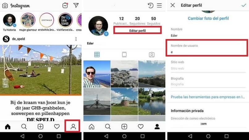 cambiar tu nombre de usuario