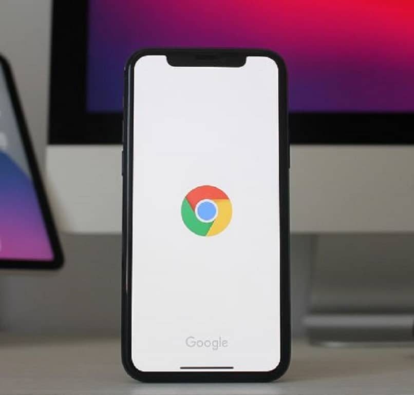 iphone con la aplicacion de google chrome