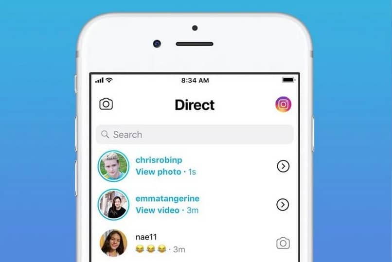 telefono con instagram direct