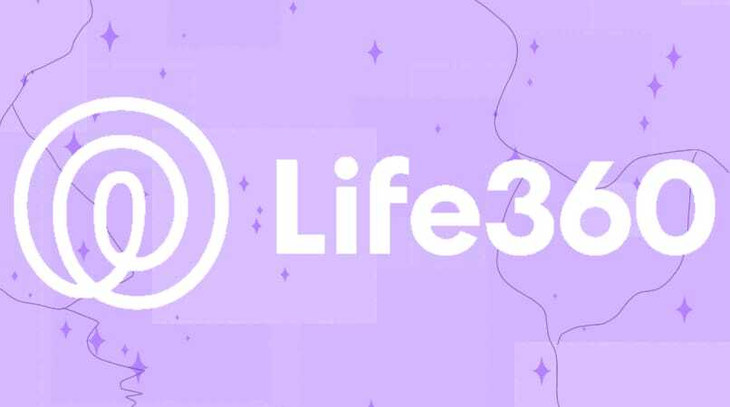 life360-Logo mit violettem Hintergrund
