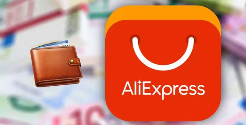 aliexpress-Logo mit Brieftaschensymbol