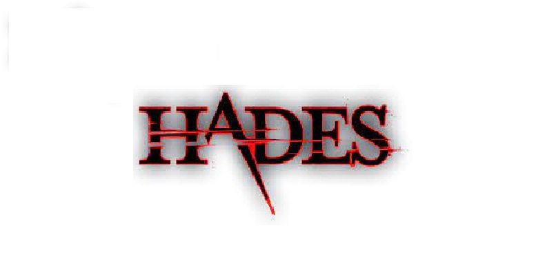 Hades-Emblem mit weißem Hintergrund