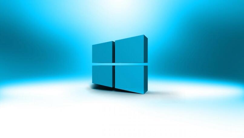 Windows-Emblem blauer Hintergrund