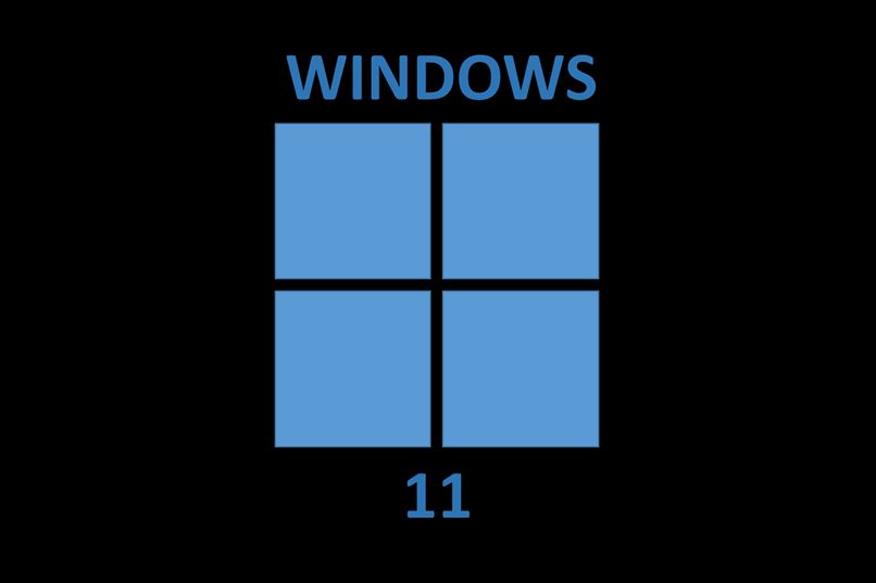 emblema de windows fondo negro 