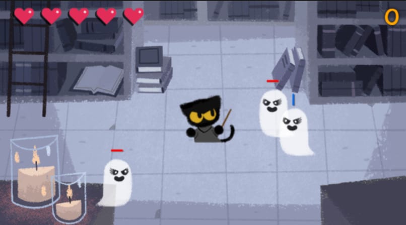 pelear con fantasmas en magic cat academy