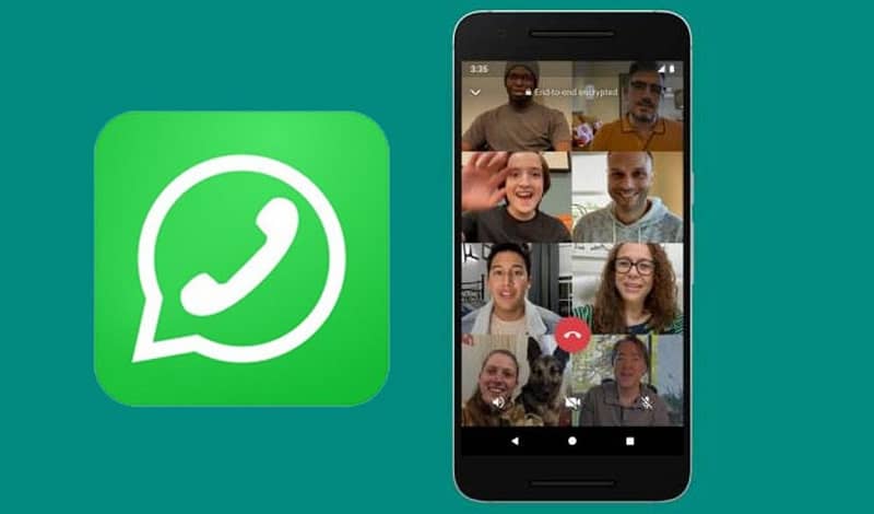 logo de videollamada de whatsapp