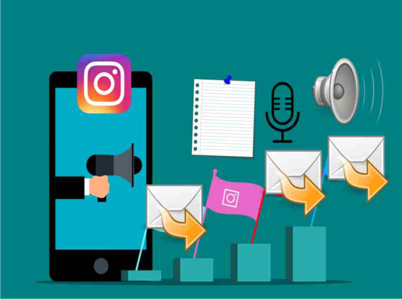 enviar audio o texto como mensaje en instagram
