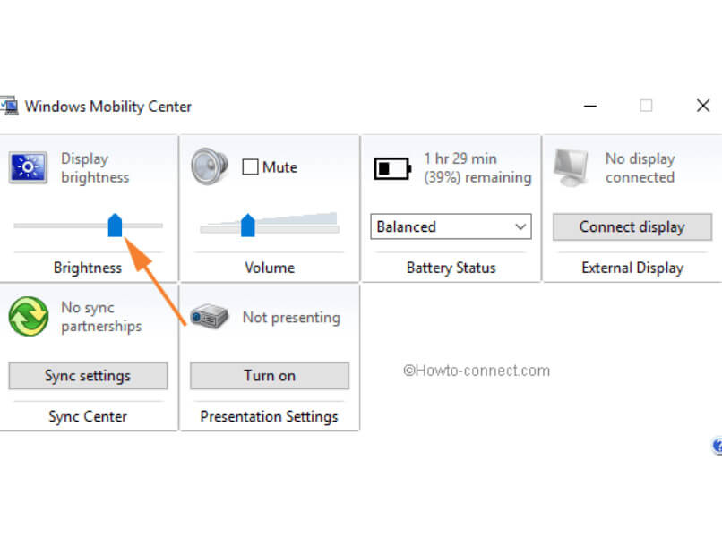 centro movilidad windows deshabilitar
