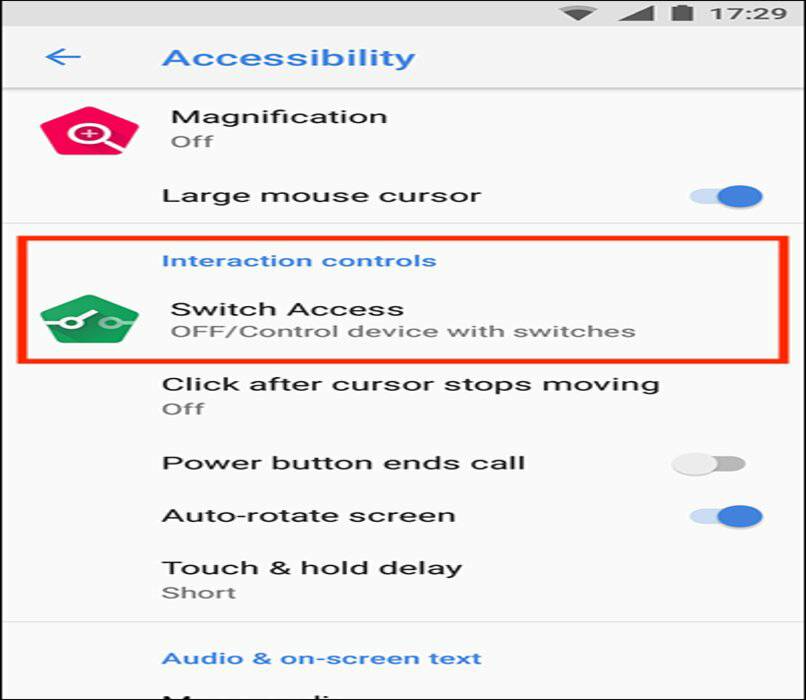 access android switch 